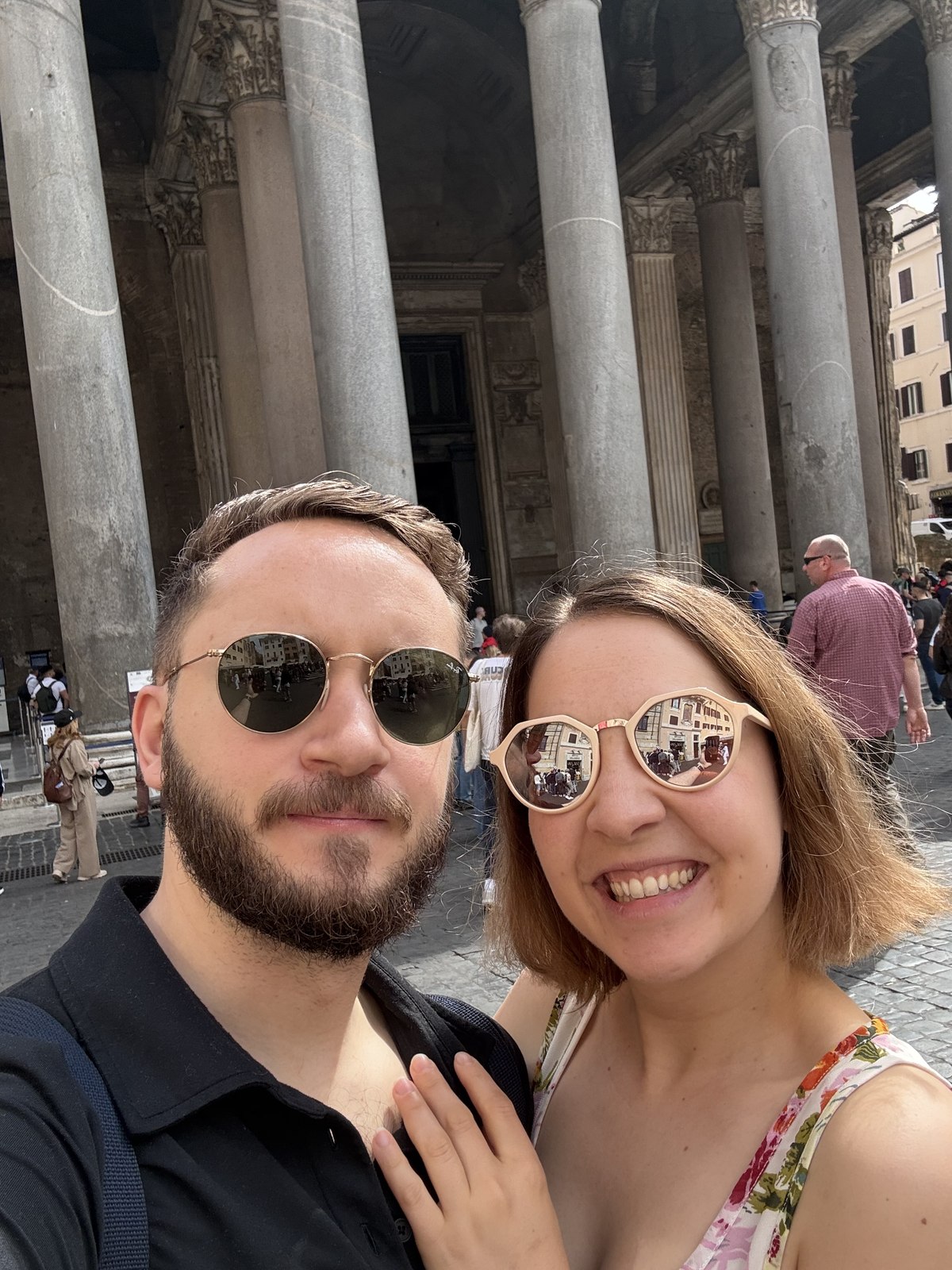 Luca und Samira auf ihrer gemeinsamen Reise nach Rom